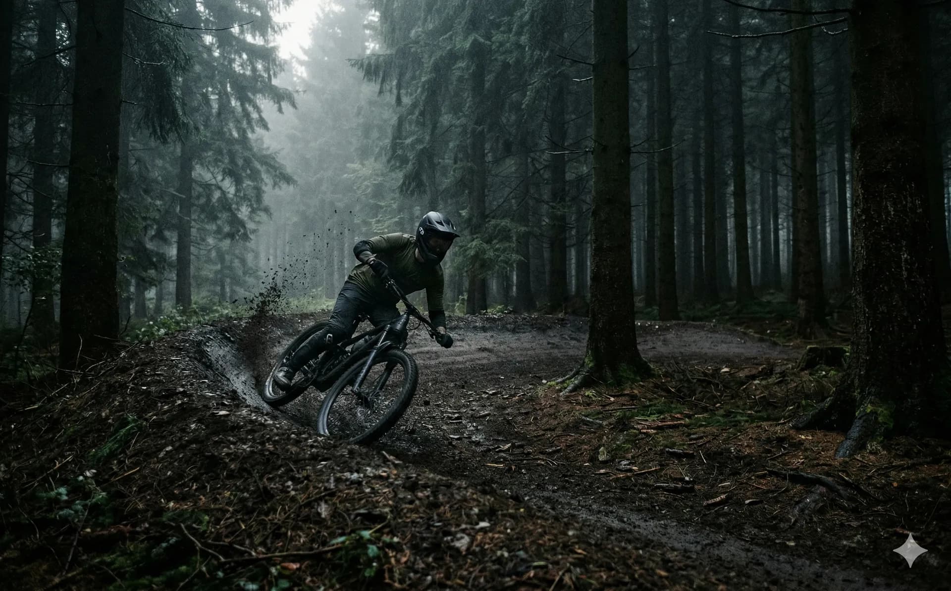 Panoramablick auf den Bikepark Winterberg im Sauerland